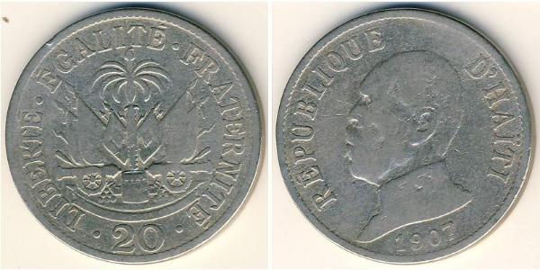 20 Centime Haiti Copper/Nickel 