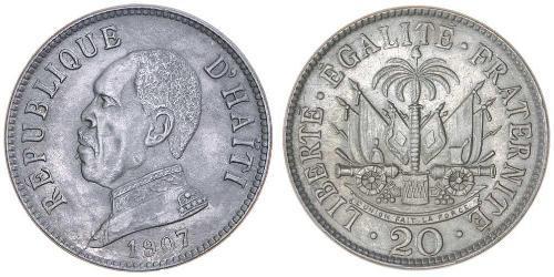 20 Centime Haiti Kupfer/Nickel 