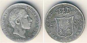 20 Centimo Philippines Argent 