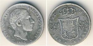 20 Centimo Philippines Argent 