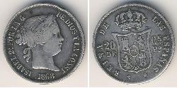 20 Centimo Filippine Argento 