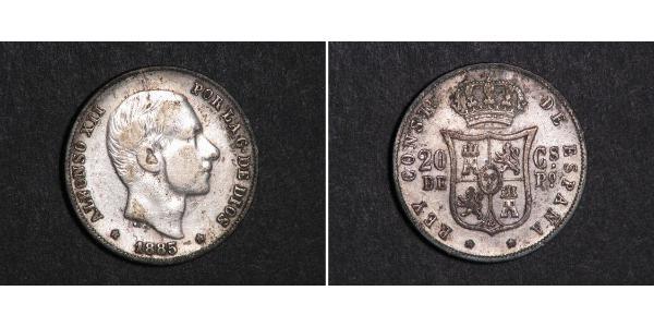 20 Centimo Philippinen Silber 