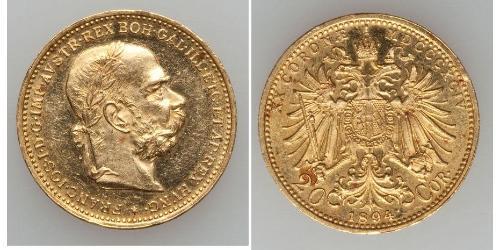 20 Corona Autriche-Hongrie (1867-1918) Or Franz Joseph I (1830 - 1916)