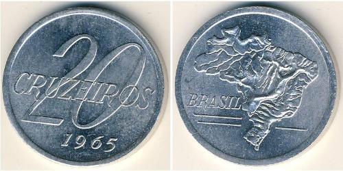 20 Cruzeiro Brésil Aluminium 