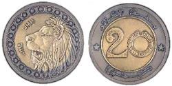 20 Dinar Algeria Bimetal 