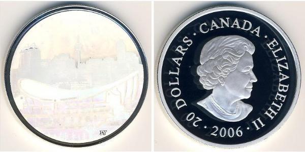 20 Dollar Canada Argent 