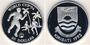 20 Dollar Kiribati Argent 