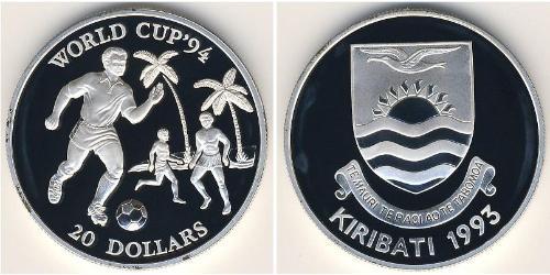 20 Dollar Kiribati Argent 