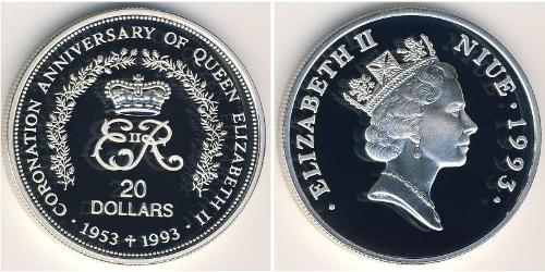 20 Dollar Niue Argent 