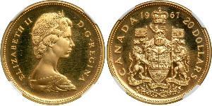 20 Dollar Canada Gold Elizabeth II (1926-2022)