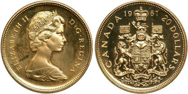 20 Dollar Canada Gold Elizabeth II (1926-2022)