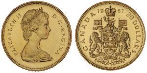 20 Dollar Kanada Gold Elizabeth II (1926-2022)