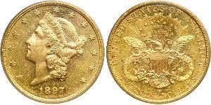 20 Dollar USA (1776 - ) Gold 