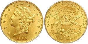 20 Dollar USA (1776 - ) Gold 