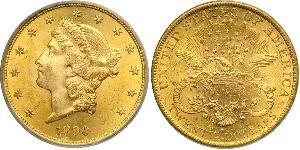 20 Dollar USA (1776 - ) Gold 