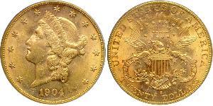 20 Dollar USA (1776 - ) Gold 