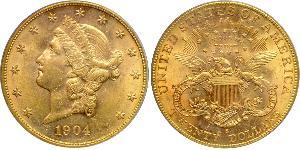 20 Dollar USA (1776 - ) Gold 