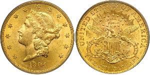 20 Dollar USA (1776 - ) Gold 