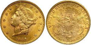 20 Dollar USA (1776 - ) Gold 