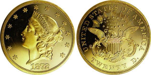 20 Dollar USA (1776 - ) Gold 