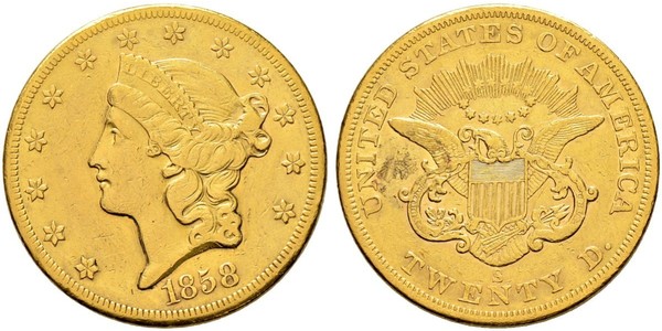 20 Dollar USA (1776 - ) Gold 