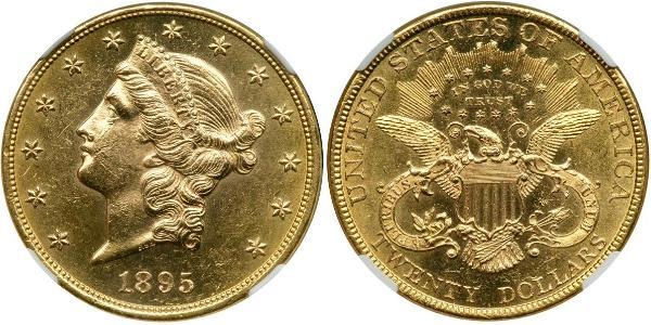20 Dollar USA (1776 - ) Gold 