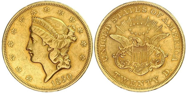 20 Dollar USA (1776 - ) Gold 