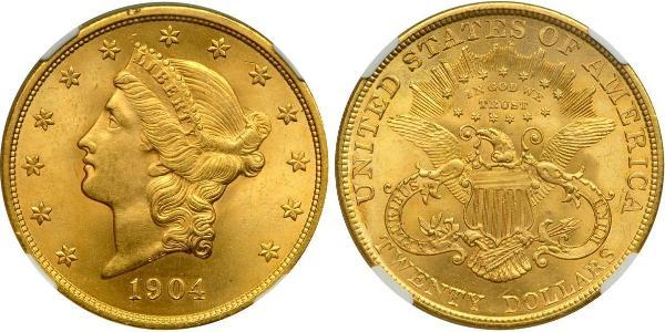 20 Dollar USA (1776 - ) Gold 