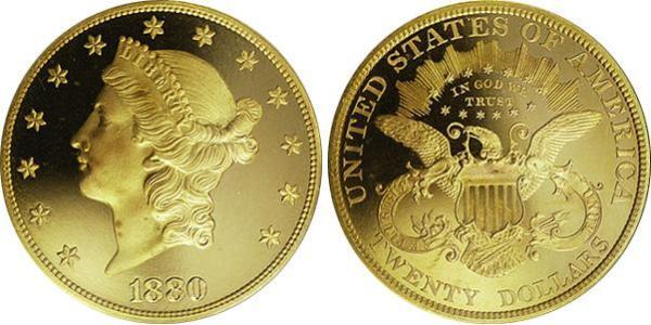 20 Dollar USA (1776 - ) Gold 