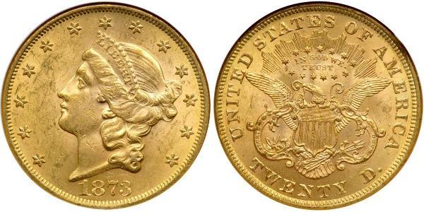 20 Dollar USA (1776 - ) Gold 