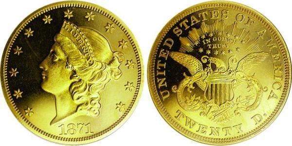 20 Dollar USA (1776 - ) Gold 