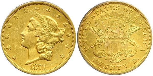 20 Dollar USA (1776 - ) Gold 