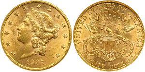 20 Dollar Vereinigten Staaten von Amerika (1776 - ) Gold 