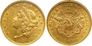 20 Dollar Vereinigten Staaten von Amerika (1776 - ) Gold 