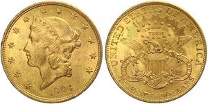 20 Dollar Vereinigten Staaten von Amerika (1776 - ) Gold 