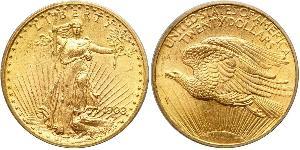 20 Dollar Vereinigten Staaten von Amerika (1776 - ) Gold 