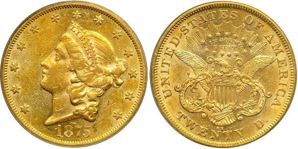 20 Dollar Vereinigten Staaten von Amerika (1776 - ) Gold 