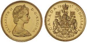 20 Dollar 加拿大 金 伊丽莎白二世 (1926-2022)