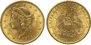 20 Dollar 美利堅合眾國 (1776 - ) 金 