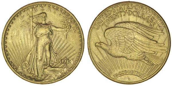 20 Dollar 美利堅合眾國 (1776 - ) 金 