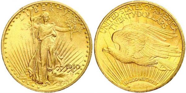 20 Dollar 美利堅合眾國 (1776 - ) 金 