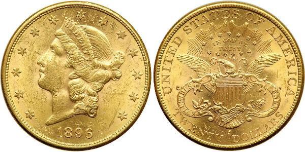 20 Dollar 美利堅合眾國 (1776 - ) 金 
