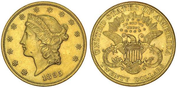 20 Dollar 美利堅合眾國 (1776 - ) 金 