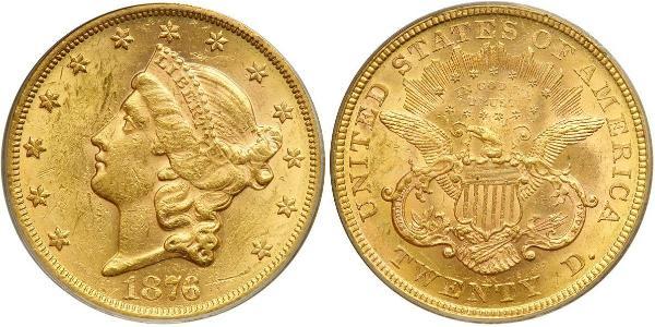20 Dollar 美利堅合眾國 (1776 - ) 金 