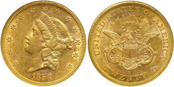 20 Dollar 美利堅合眾國 (1776 - ) 金 