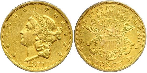 20 Dollar 美利堅合眾國 (1776 - ) 金 