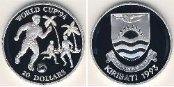 20 Dollar Kiribati 銀 