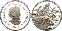 20 Dollar 巴西 銀 伊丽莎白二世 (1926-2022)