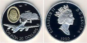 20 Dollaro Canada Argento 