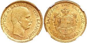 20 Drachma Regno di Grecia (1832-1924) Oro Georges Ier de Grèce (1845- 1913)